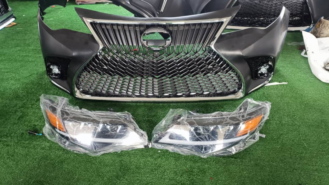 Head light a d complete bumper Camry 2012 upgrade